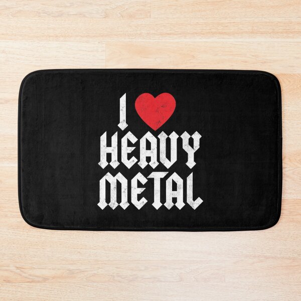 Item preview, I love Heavy Metal Distressed designed and sold by playloud.