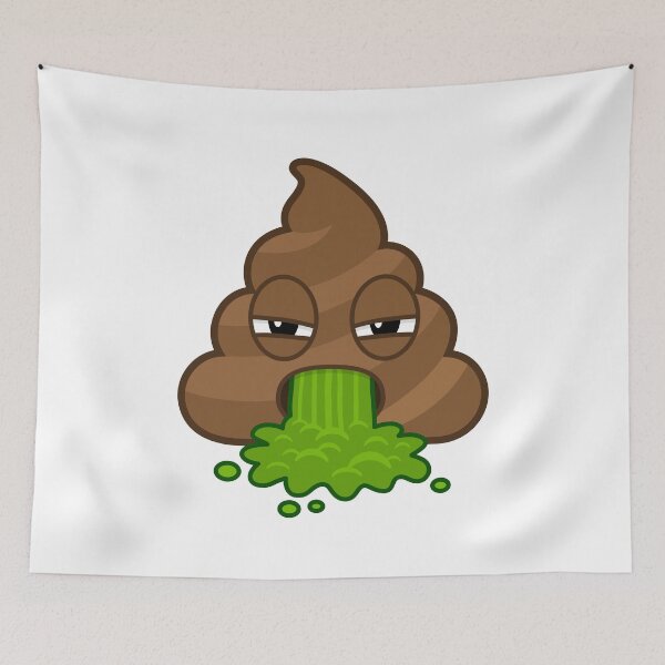 Item preview, VOMITING PILE OF POO designed and sold by designdistiller.