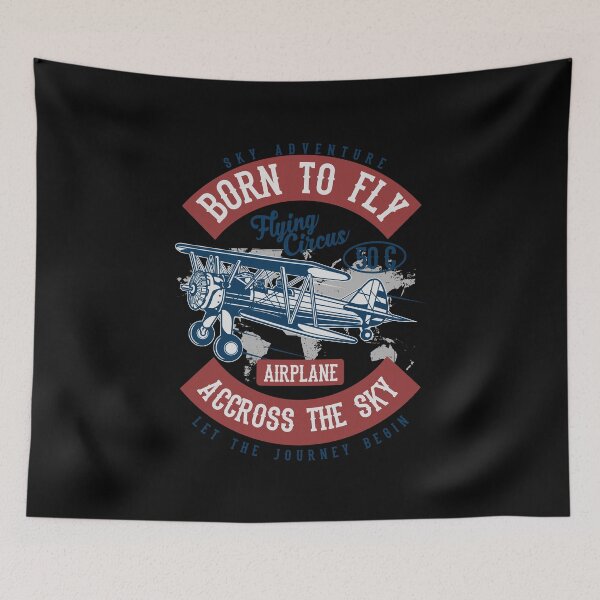 Item preview, Born to fly, gift for airplane fans. designed and sold by desislogn.