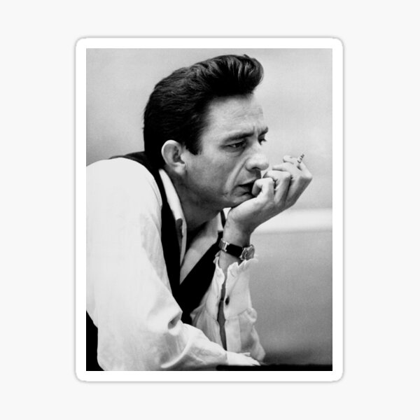 Johnny CASH Sticker