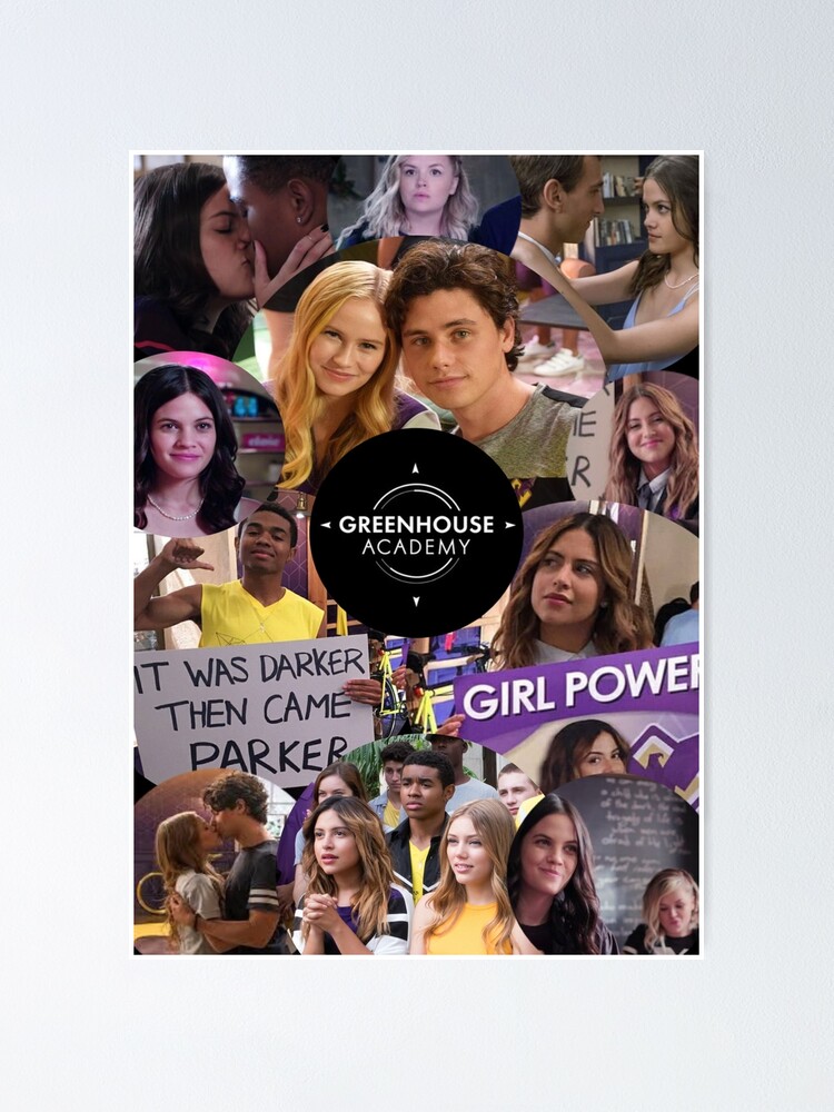 Greenhouse Academy Collage Poster By Misstsix Redbubble