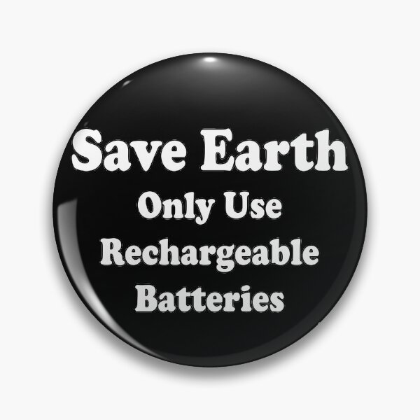 Item preview, Only Use Rechargeable Batteries - Save our planet designed and sold by deanworld.