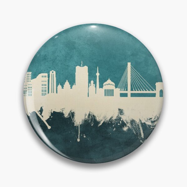 Item preview, Bucharest Romania Skyline designed and sold by ArtPrints.