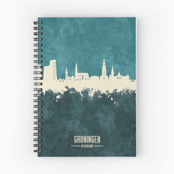 Item preview, Groningen The Netherlands Skyline designed and sold by ArtPrints.