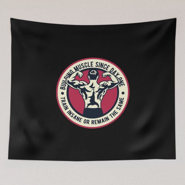 Item preview, Muscle building, build muscle, gift for athletes, workout, fitness designed and sold by desislogn.