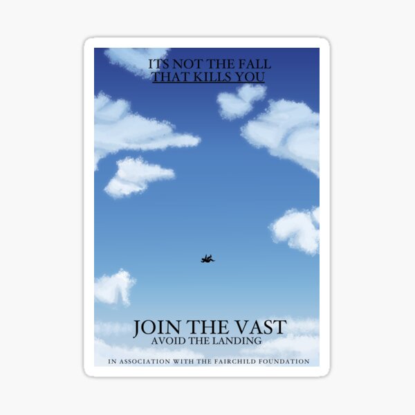 the magnus archives - the Vast recruitment poster  Sticker