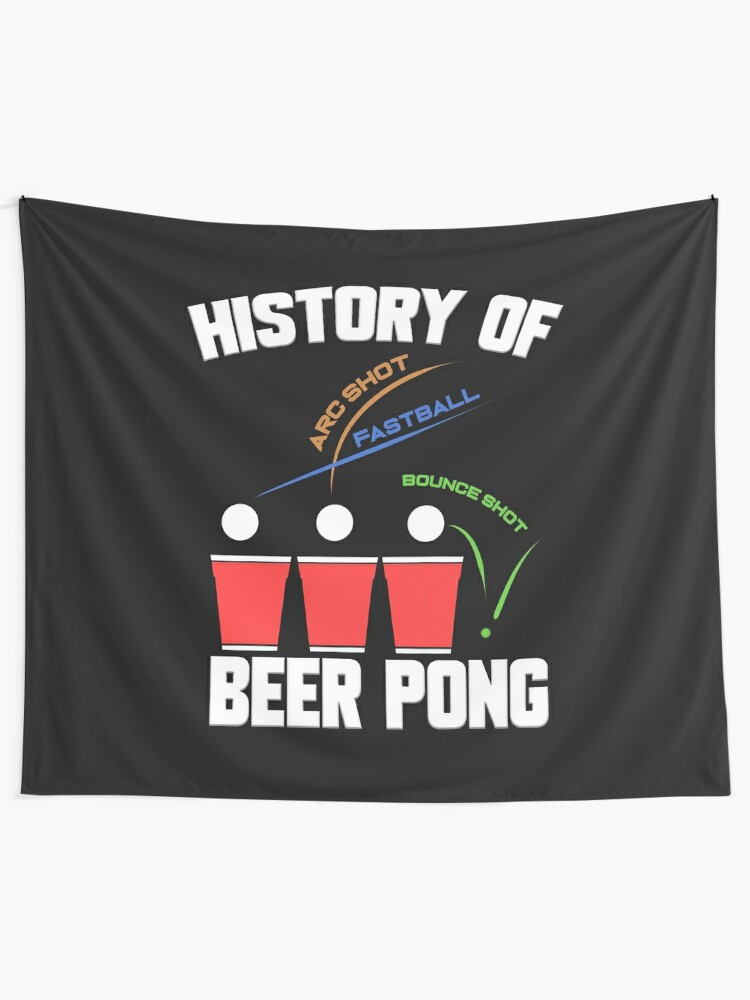 Funny Beer Pong Beerpong Team Quote Saying Tapestry By Avlex Redbubble