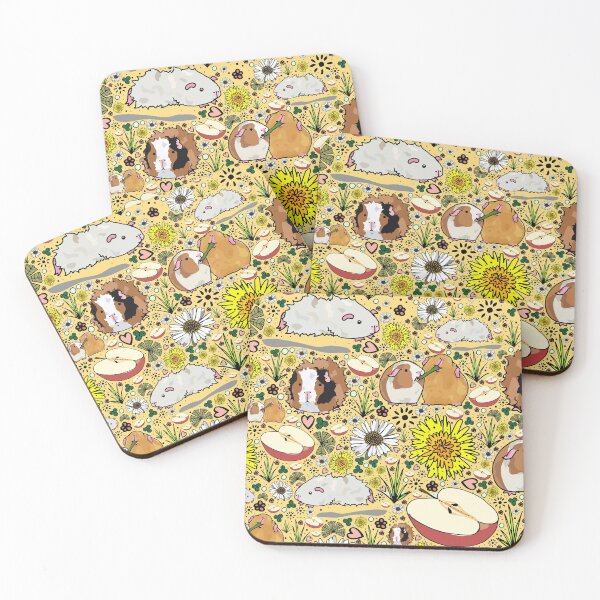 Item preview, Guinea Pigs in Yellow designed and sold by Nemki.