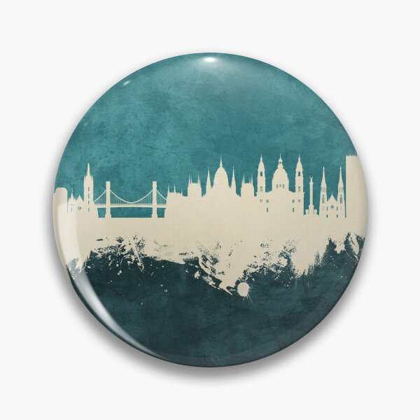 Item preview, Budapest Hungary Skyline designed and sold by ArtPrints.