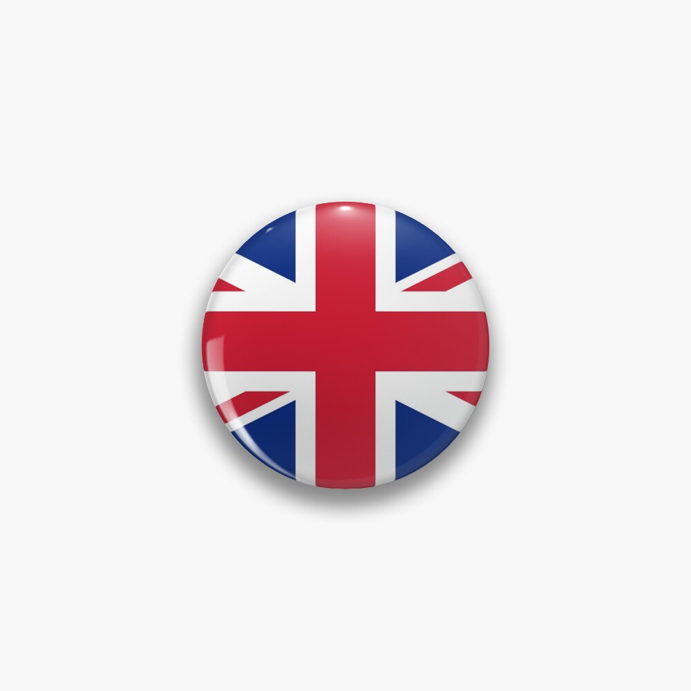 United Kingdom Flag - Union Jack Sticker Sheet Pin