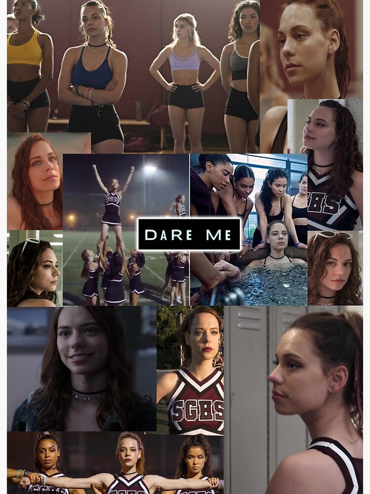 Dare Me Beth collage Art Board Print