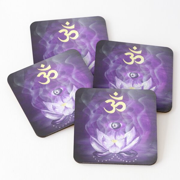 Item preview, Om with lotus and all seeing eye designed and sold by monchie.