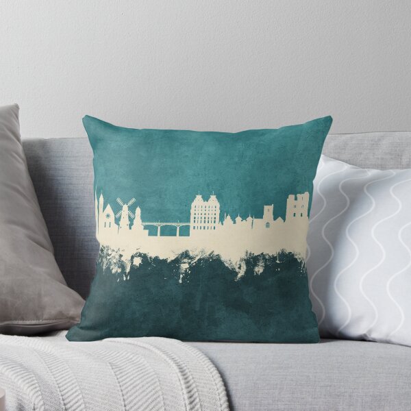 Aperçu de l'œuvre Scarborough England Skyline créée et vendue par ArtPrints.