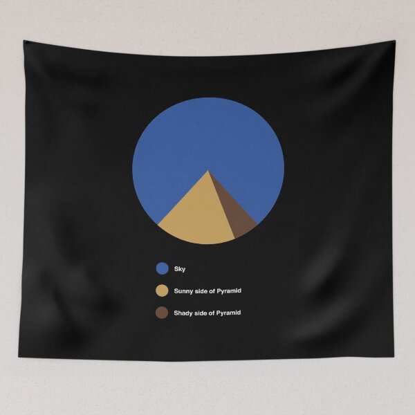 Item preview, The Pie Chart Plot Twist™ [White Letters] designed and sold by SWISH-Design.
