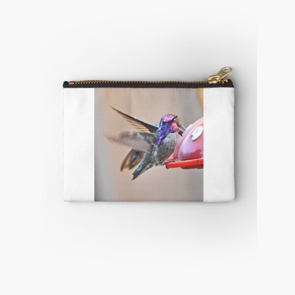 Item preview, MALE AND FEMALE HUMMINGBIRDS ON FEEDER PERCH designed and sold by JAYMILO.