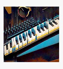Glitched Keyboards Photographic Print
