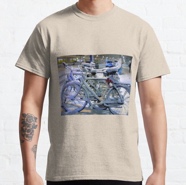 Bikes In The Snow Classic T-Shirt