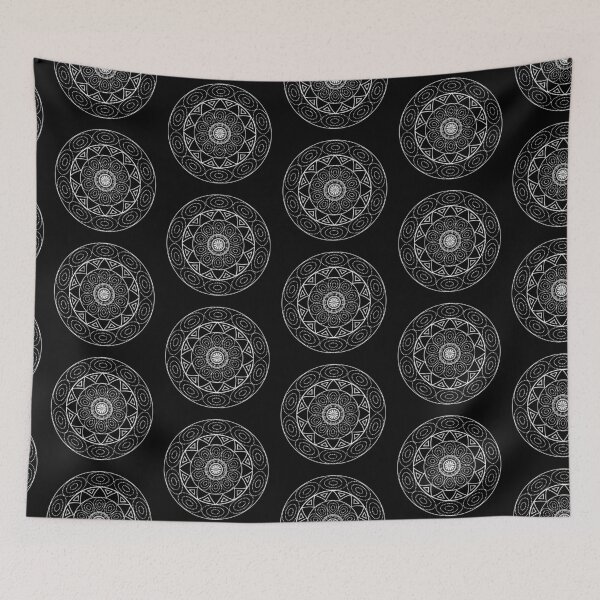 Item preview, Mandala in black and white colors designed and sold by Tae Mi.
