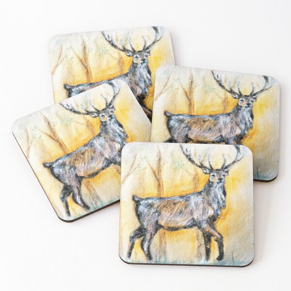 Item preview, Stag Sunset designed and sold by AJPaint.