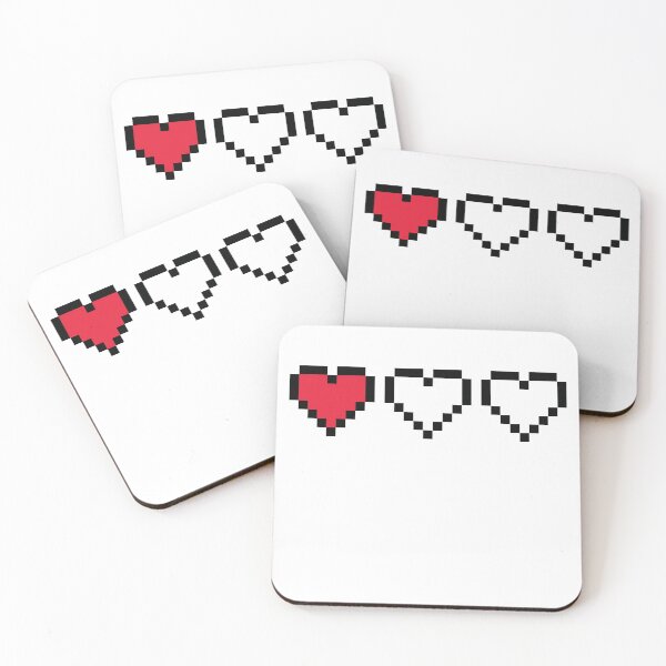 Item preview, 8 bit Hearts, 1 Heart designed and sold by CloakAndDaggers.