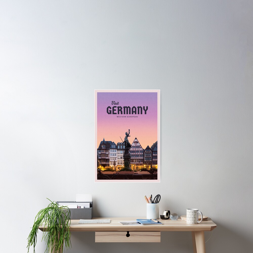 Besuchen Sie Deutschland Poster