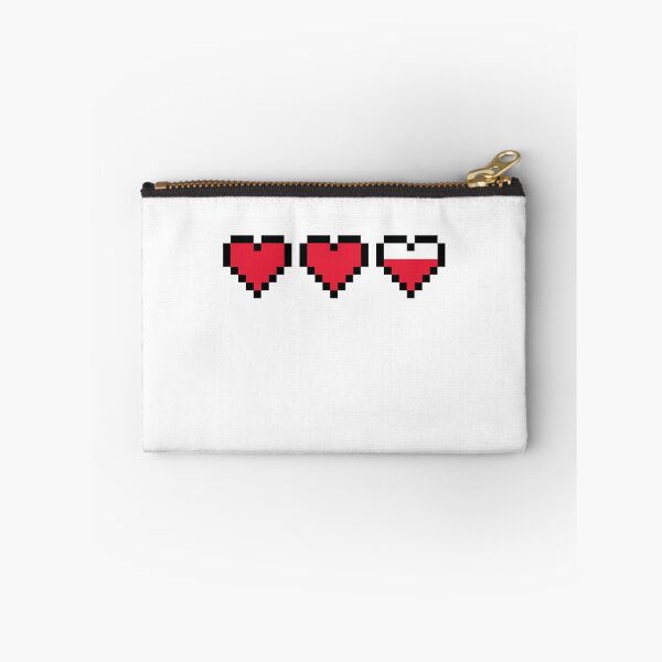 Item preview, 8 bit Hearts, Near Full Health designed and sold by CloakAndDaggers.