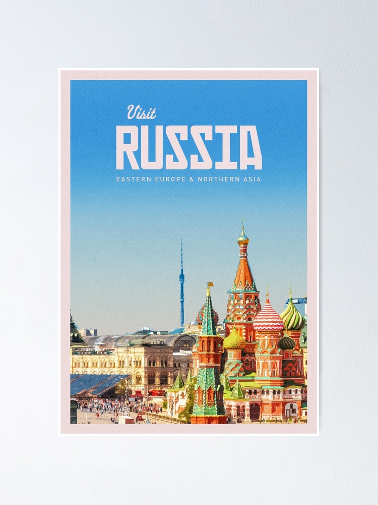 "Visit Russia" Poster by CallumGardiner | Redbubble
