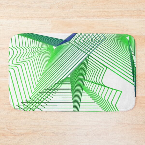 Item preview, Geometric galaxy green abstract designed and sold by Carolina Salazar.
