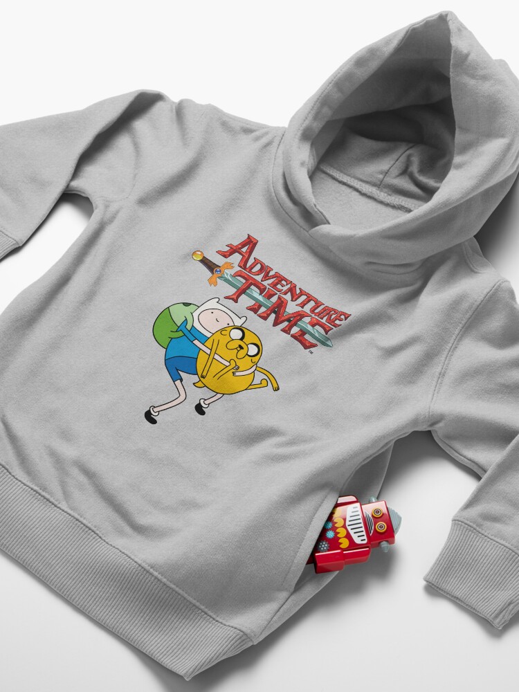 Alternate view of Finn and Jake | Adventure Time Characters Toddler Pullover Hoodie