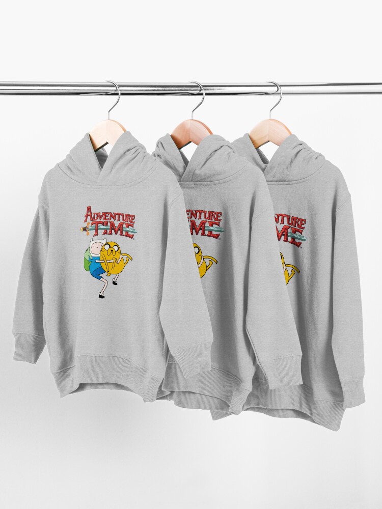 Alternate view of Finn and Jake | Adventure Time Characters Toddler Pullover Hoodie