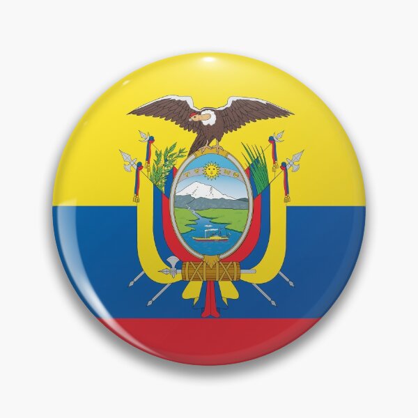 Item preview, Icon representing square button flag of Ecuador. Ideal for catalogs of institutional materials and geography designed and sold by LucianoCosmo.