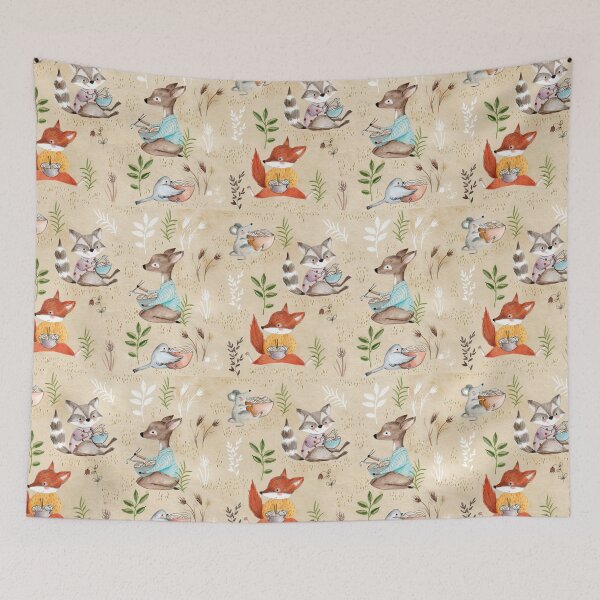 Item preview, Tazón de fideos Woodland designed and sold by Petit Faon Prints.