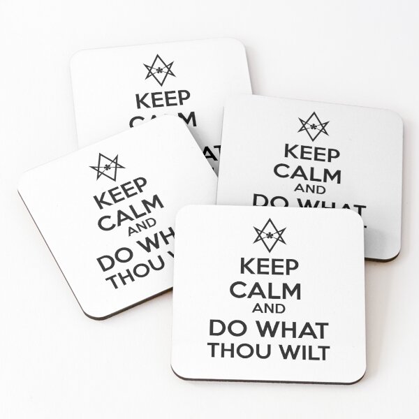 Item preview, Keep Calm And Do What Thou Wilt designed and sold by artpirate.