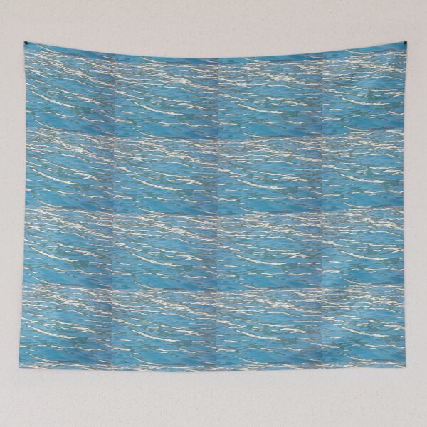 Item preview, Sea illusions blue and white designed and sold by paulboizot.