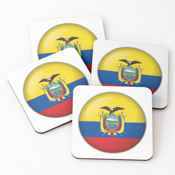 Item preview, Icon representing a round button flag of Ecuador. Ideal for catalogs of institutional materials and geography designed and sold by LucianoCosmo.