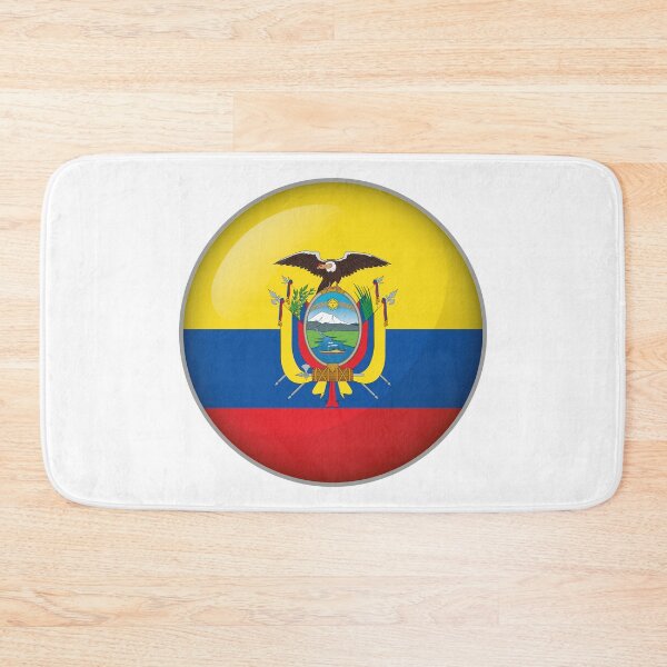 Item preview, Icon representing a round button flag of Ecuador. Ideal for catalogs of institutional materials and geography designed and sold by LucianoCosmo.