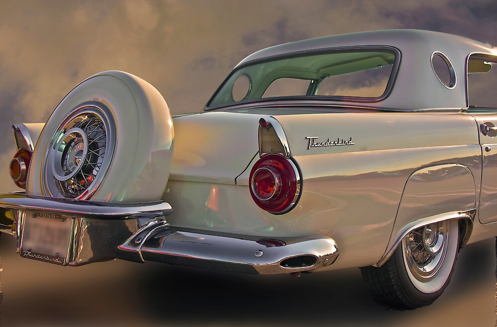 "1956 Thunderbird w/Continental Kit" by Mike Capone ...