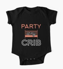 Party an meiner Krippe Baby Body Kurzarm