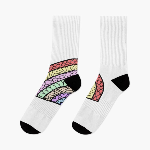 Item preview, Rainbow Mandela style patterned colours designed and sold by PaperStorm.