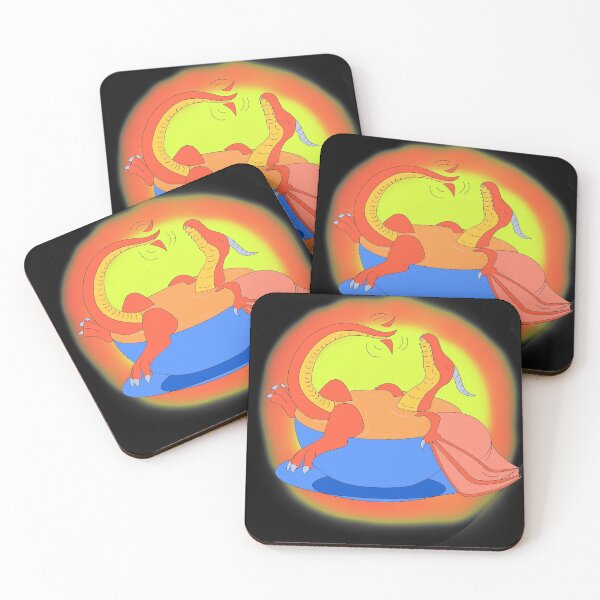 Item preview, Dragon tea cartoon funny animal designed and sold by danyc88.