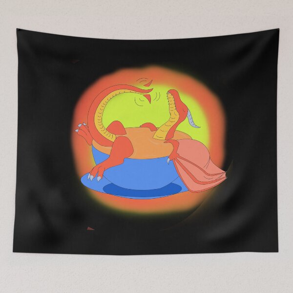 Item preview, Dragon tea cartoon funny animal designed and sold by danyc88.