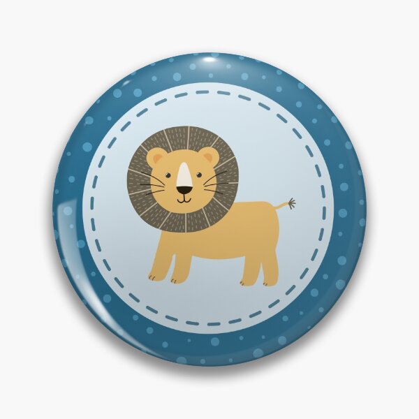 Item preview, Lion Safari African animals circle design designed and sold by Latch Farm  Studios.