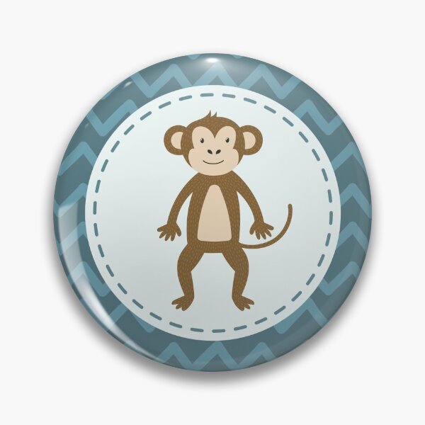 Item preview, Monkey Safari African animals circle design designed and sold by Latch Farm  Studios.