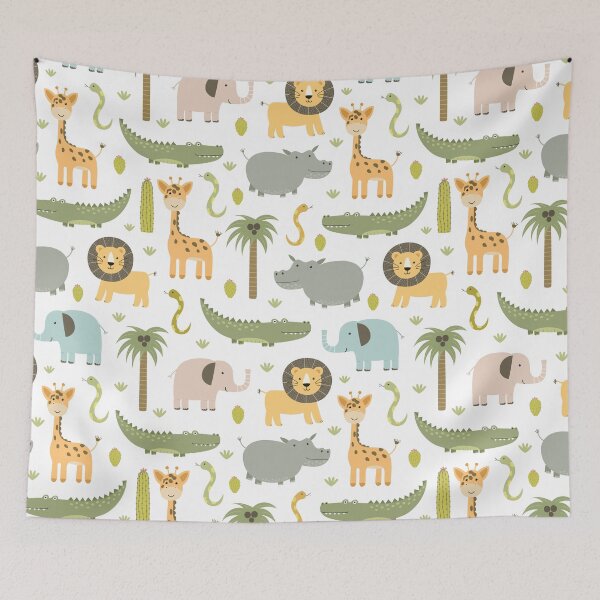 Item preview, Safari African animals child design designed and sold by Latch Farm  Studios.