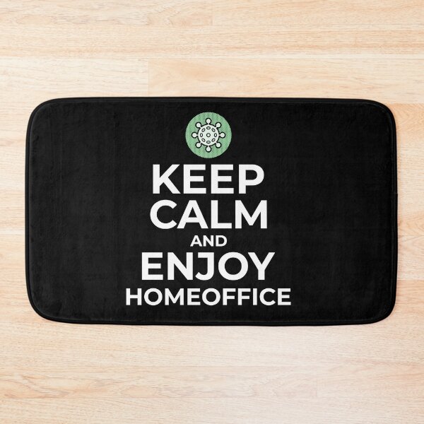 Item preview, Keep calm and enjoy homeoffice. Funny homeoffice designed and sold by Pameli.