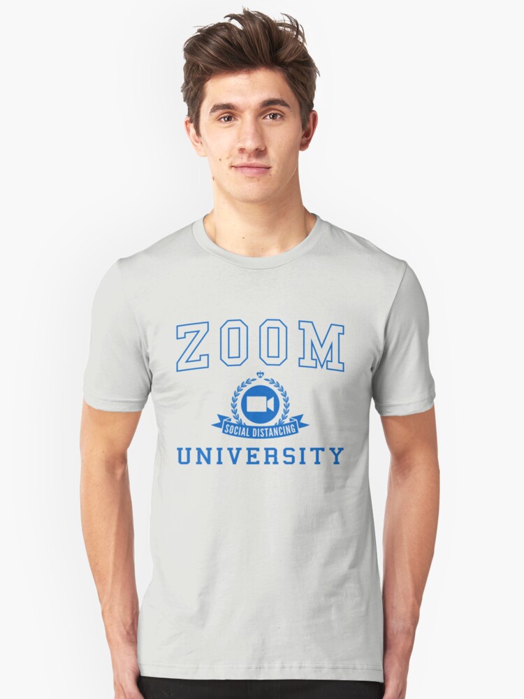 university blue t shirt