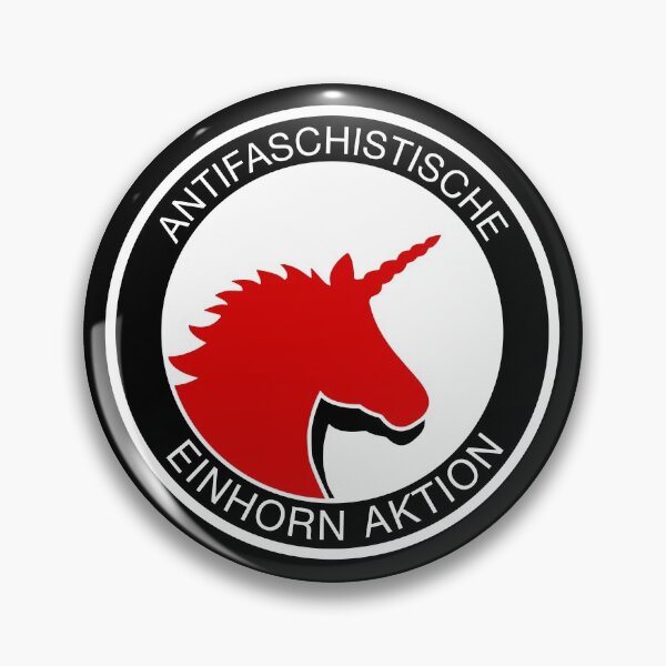 Item preview, Anti-fascist unicorn action designed and sold by RAWWR.