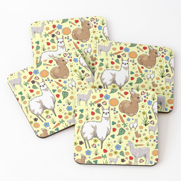 Item preview, Llamas in Yellow designed and sold by Nemki.