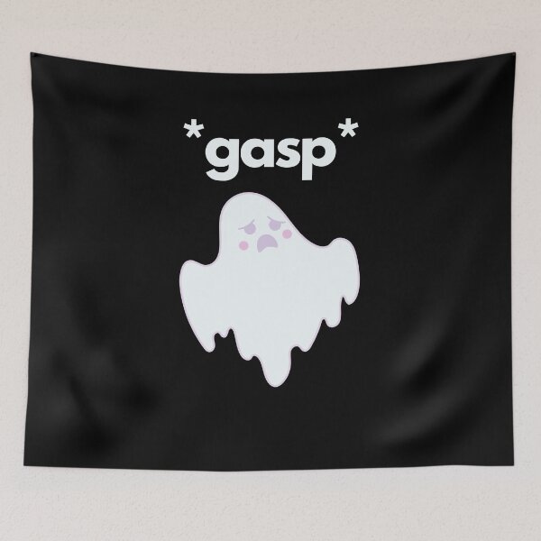 Item preview, Ghastly Insecure Ghost Gasp designed and sold by razvigod.