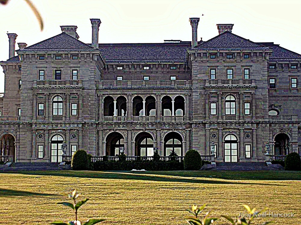 "The Breakers From the Cliff Walk, Newport RI" by Jane NeillHancock